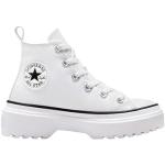 Białe Wysokie sneakersy dla chłopców z tkaniny marki Converse Chuck Taylor All Star w rozmiarze 27 