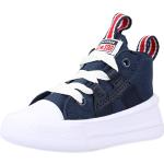 Granatowe Wysokie sneakersy dla chłopców amortyzujące marki Converse Chuck Taylor All Star w rozmiarze 22 