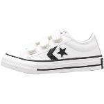 Czarne Niskie sneakersy dla chłopców w paski marki Converse Star Player w rozmiarze 28,5 