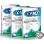 Produkty do pielęgnacji protez wybielacjące marki Corega 