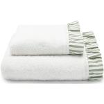 CREOLE Guinea Ręczniki kąpielowe, Bawełna, Biały Z