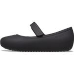 Czarne Sandały płaskie dla dzieci na lato marki Crocs w rozmiarze 24 