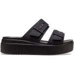 Czarne Sandały dla dziewczynek na lato marki Crocs w rozmiarze 34 