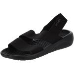 Crocs LiteRide Stretch Sandal W Sandały z odkrytymi palcami Kobiety, Black/White, 34/35 EU