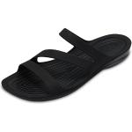 Czarne Sandały damskie wodoodporne na lato marki Crocs w rozmiarze 35 