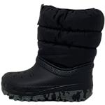 Czarne Buty dla dzieci na zimę marki Crocs w rozmiarze 27 
