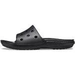 Czarne Sandały skórzane dla dzieci eleganckie ze skóry syntetycznej na lato marki Crocs CLASSIC w rozmiarze 29 