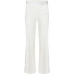Białe Szerokie spodnie do prania ręcznego na lato marki CAMBIO w rozmiarze L 
