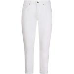 Białe Zniszczone jeansy męskie proste dżinsowe marki DONDUP 