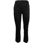 Czarne Elastyczne spodnie damskie bawełniane marki SPORTMAX w rozmiarze XS 