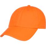 Pomarańczowe Czapki z daszkiem baseball cap damskie bawełniane marki Stetson w rozmiarze uniwersalnym 