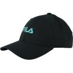 Czarne Czapki z daszkiem baseball cap męskie bawełniane marki Fila 