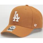Brązowe Czapki z daszkiem baseball cap męskie akrylowe marki 47 Brand LA Dodgers 