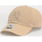 Przecenione Brązowe Czapki z daszkiem baseball cap męskie bawełniane marki 47 Brand New York Yankees 