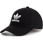 Czarne Czapki z daszkiem baseball cap damskie marki adidas 