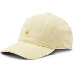 Przecenione Żółte Czapki z daszkiem baseball cap damskie marki Carhartt WIP 