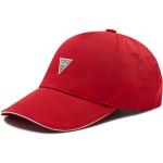 Przecenione Czerwone Czapki z daszkiem baseball cap marki Guess 