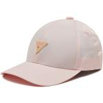 Przecenione Różowe Czapki z daszkiem baseball cap damskie marki Guess 