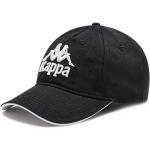 Czarne Czapki z daszkiem baseball cap męskie marki Kappa 