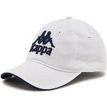 Białe Czapki z daszkiem baseball cap męskie marki Kappa 