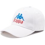 Białe Czapki z daszkiem męskie sportowe marki Kappa 