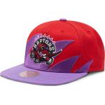 Czapka z daszkiem MITCHELL & NESS - NBA Sharktooth Raptors HHSS2978 Red/Purple