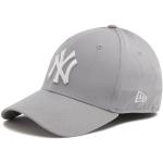 Szare Czapki z daszkiem baseball cap męskie marki New Era New York Yankees 