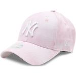 Różowe Czapki z daszkiem baseball cap damskie sportowe marki New Era New York Yankees 