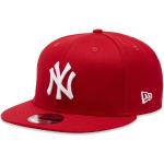 Przecenione Czerwone Czapki z daszkiem męskie marki New Era New York Yankees 