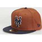 Czapka z daszkiem New Era Boucle 59Fifty New York Mets (brown/navy)