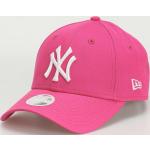 Różowe Czapki z daszkiem damskie bawełniane marki New Era 9FORTY New York Yankees 