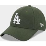 Przecenione Zielone Czapki z daszkiem damskie marki New Era 9FORTY LA Dodgers 