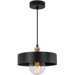 Przecenione Czarne Lampy wiszące w nowoczesnym stylu metalowe - gwint żarówki: E27 