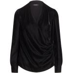 Czarne Koszule z długim rękawem aksamitne marki Ralph Lauren w rozmiarze S 