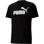 Czarne Koszulki męskie z krótkimi rękawami marki Puma w rozmiarze L 