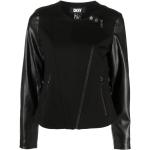 Czarne Kurtki w stylu casual damskie marki DKNY | Donna Karan w rozmiarze XL 