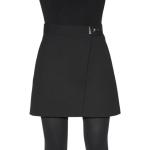 Czarne Krótkie spódnice damskie na zimę marki Barbara Bui w rozmiarze L 