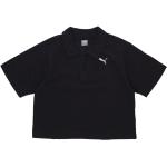 Czarne Koszulki polo damskie marki Puma w rozmiarze XS 