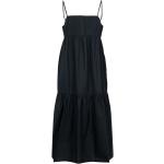 Czarne Sukienki midi damskie z falbankami marki LEVI´S w rozmiarze L 