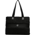 Czarne Shopper bags damskie w nowoczesnym stylu z poliestru marki Liu Jo 