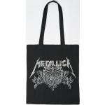Czarna torba bawełniana z nadrukiem Metallica