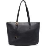 Czarne Shopper bags damskie w nowoczesnym stylu marki Coccinelle 