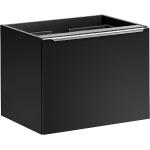Czarne Szafki łazienkowe wiszące z szufladami w nowoczesnym stylu marki ELIOR 