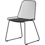 Przecenione Srebrne Krzesła do jadalni w nowoczesnym stylu ze skóry syntetycznej marki ELIOR 
