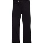 Czarne Szerokie jeansy z frędzlami na lato marki Liu Jo 