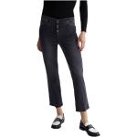 Czarne Zniszczone jeansy damskie dżinsowe marki Liu Jo 
