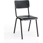 Czarne Krzesła - 2 sztuki w stylu retro marki tomasucci 