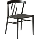 Czarne Krzesła do jadalni w nowoczesnym stylu marki DAN-FORM Denmark 
