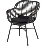 Czarne krzesło ogrodowe Hartman Cecilia