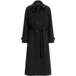 Czarne Płaszcze zimowe damskie marki Ralph Lauren w rozmiarze XL 